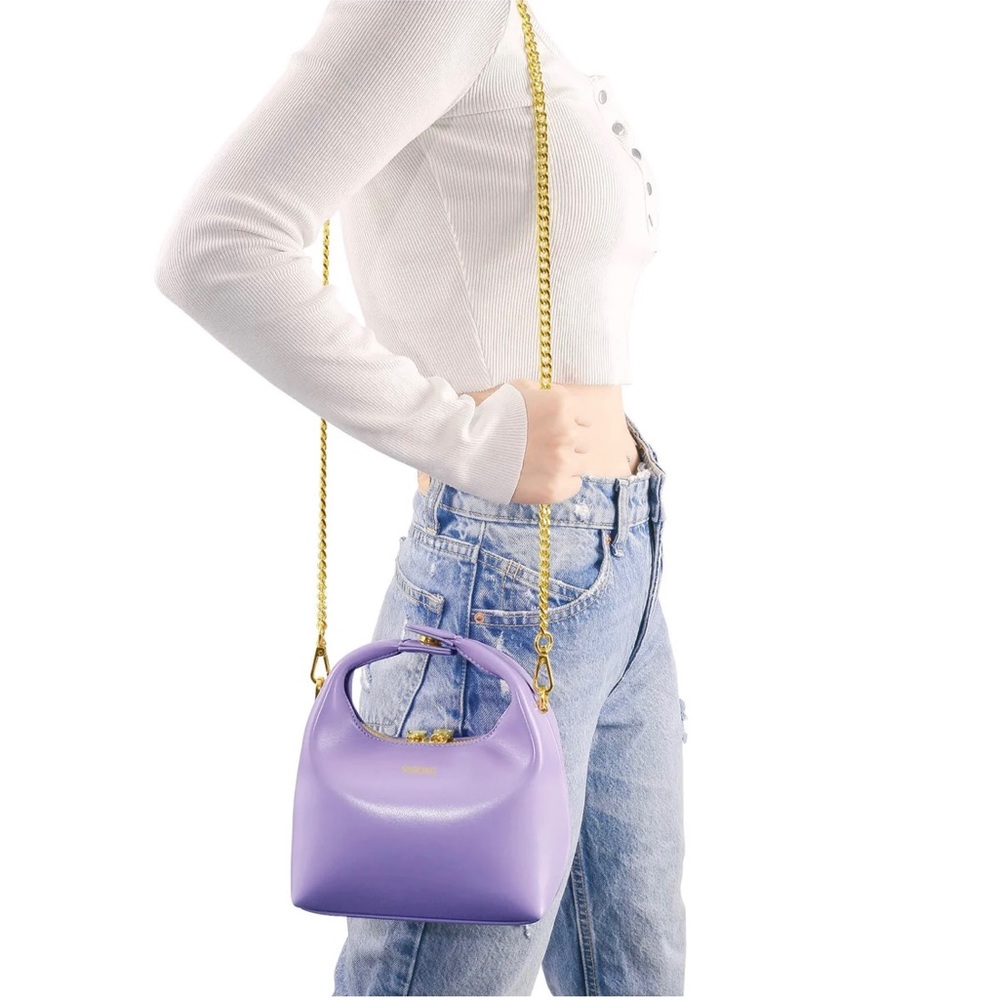 Sinbono | NWOT Purple Vienna Top Handle Crossbody Bag Vegan Leather